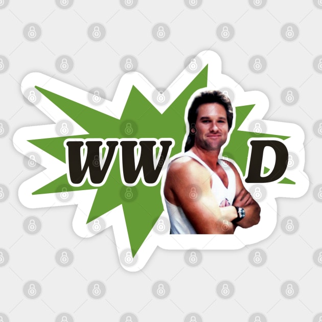 What Would Jack Burton Do? Sticker by ModernPop